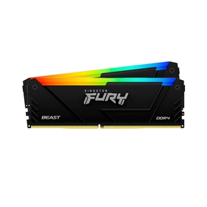 RAM DDR4(3200) 32GB (16GBX2) KINGSTON FURY BEAST RGB (KF432C16BB12AK2/32)
