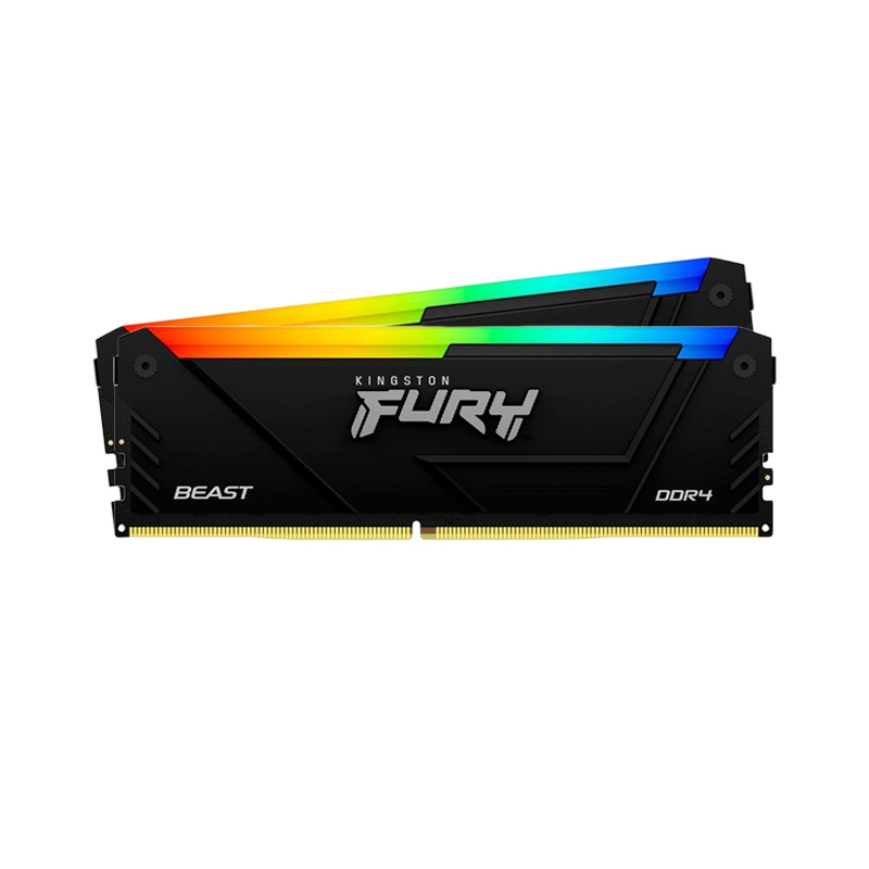 RAM DDR4(3200) 16GB (8GBX2) KINGSTON FURY BEAST RGB (KF432C16BB2AK2/16)