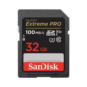 32GB SD Card SANDISK Extreme Pro SDSDXXO-032G-GN4IN(100MB/s,)