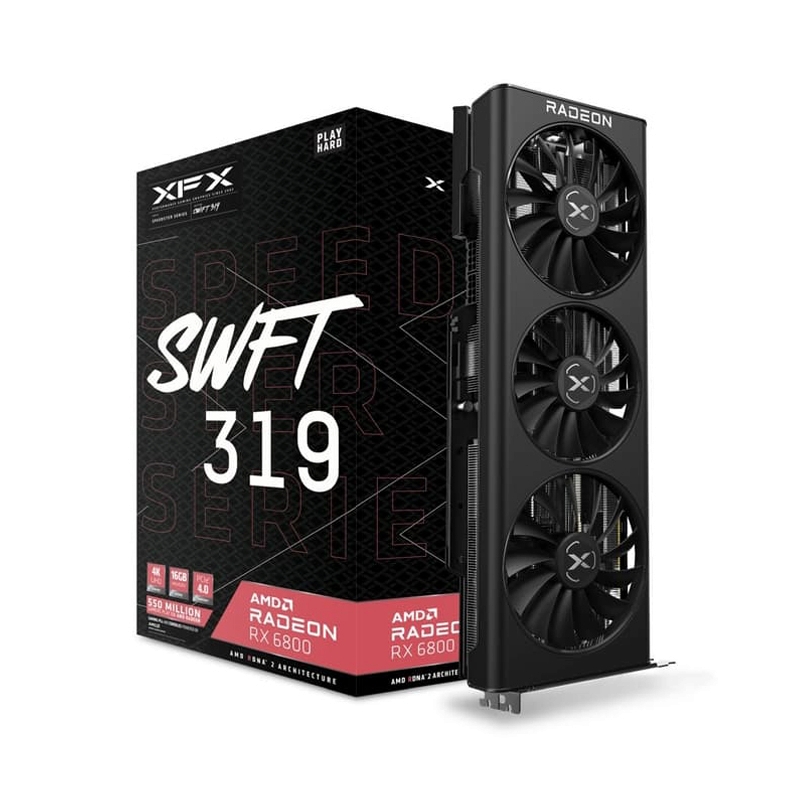VGA XFX RADEON RX 6800 SWFT319 - 16GB GDDR6 [RX-68XLAQFD9]