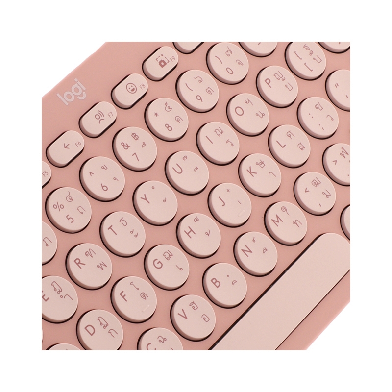 KEYBOARD WIRELESS LOGITECH K380S ROSE (BLUETOOTH)