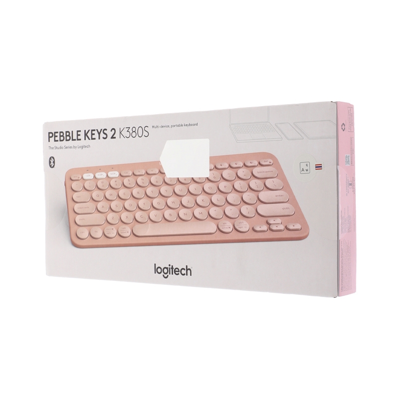 KEYBOARD WIRELESS LOGITECH K380S ROSE (BLUETOOTH)