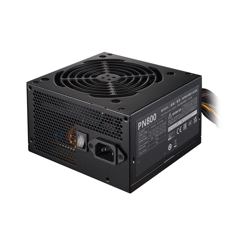 PSU (Full) 800w. COOLER MASTER PN800 230V Elite NEX 230V (MPW-8001-ACBK ...