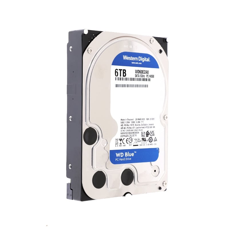 WD Blue 6TB HDD SATA 3 - ความจุสูง ราคาโดนใจ เก็บข้อมูลได้จุใจ!
