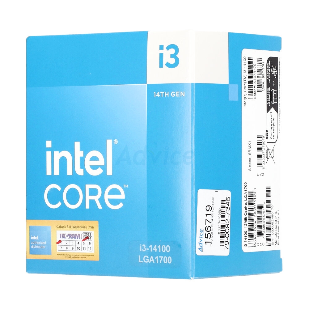 CPU INTEL CORE I3-14100 LGA 1700