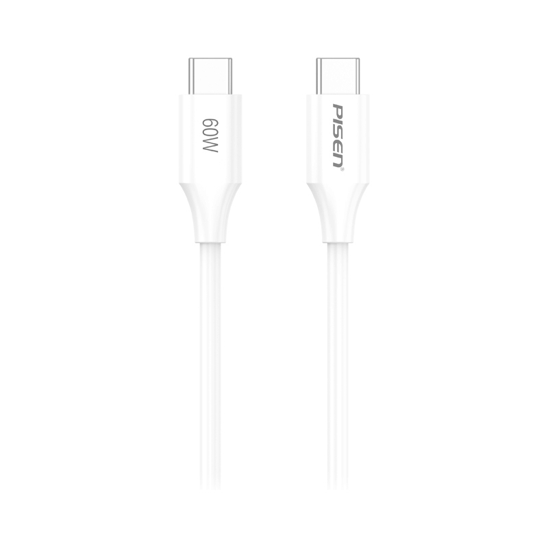 1M Cable Type-C To Type-C PISEN (60W,CC-PD01-1000) White