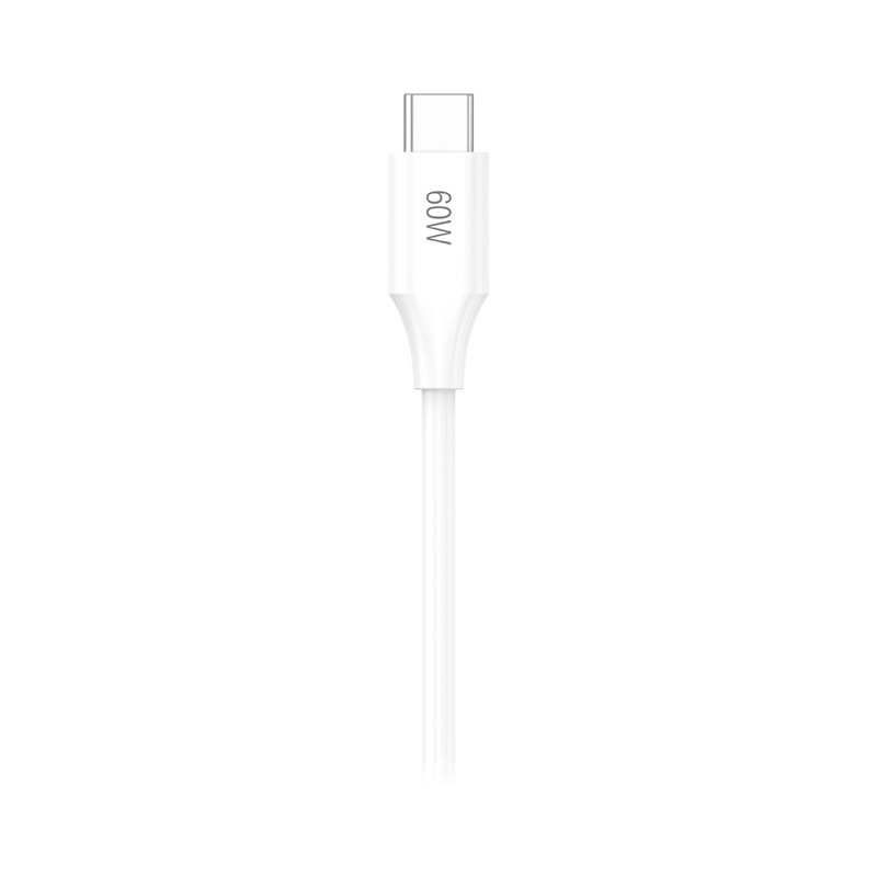 PISEN สายชาร์จ Type-C To Type-C 60W 1M White (CC-PD01-1000)