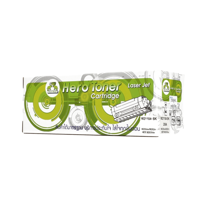 Toner-Re HP 206A W2110A BK - HERO