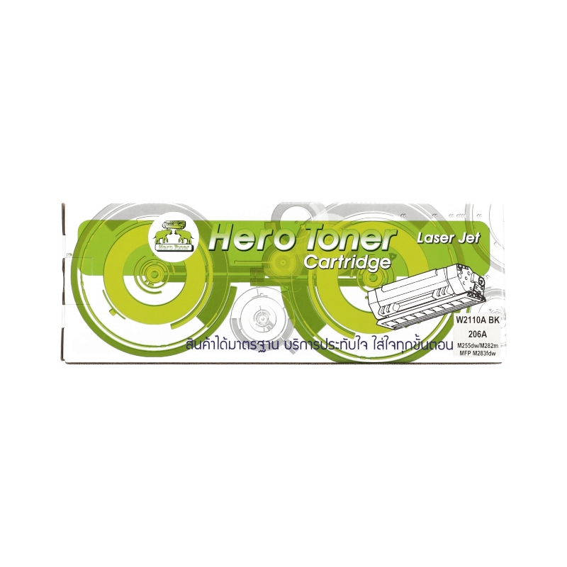 Toner-Re HP 206A W2110A BK - HERO