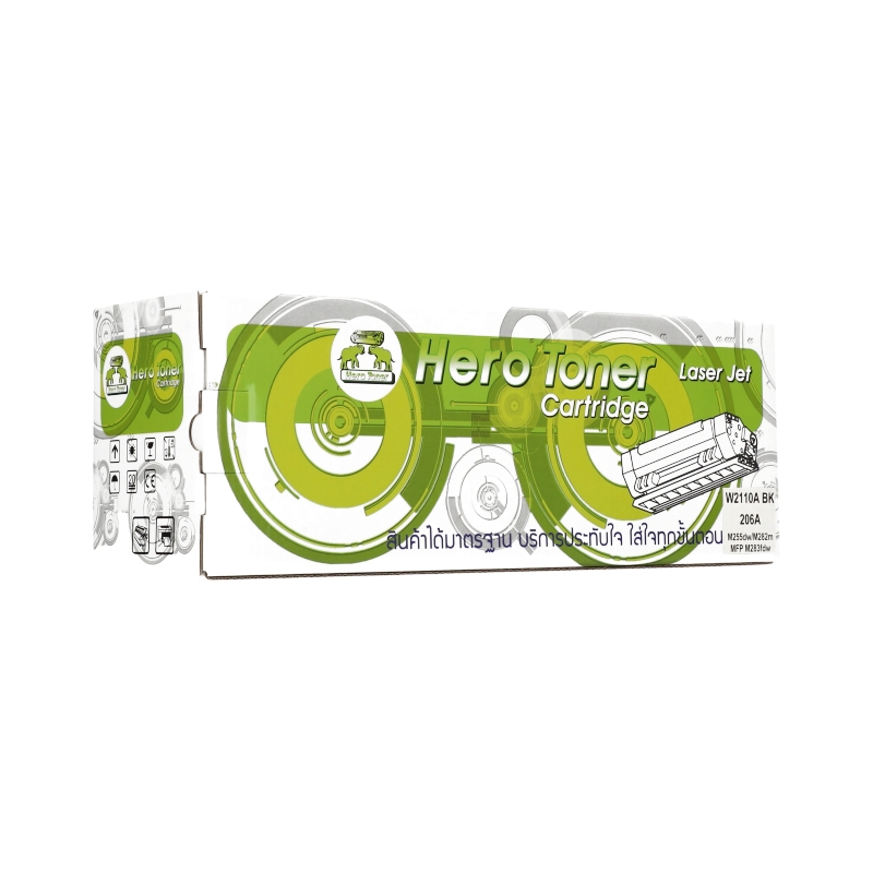 Toner-Re HP 206A W2110A BK - HERO