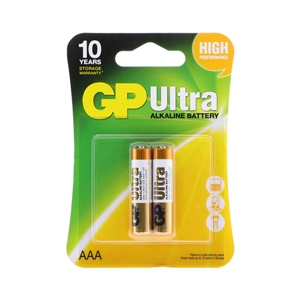 GP Ultra Alkaline AAA (2Pcs/Pack)