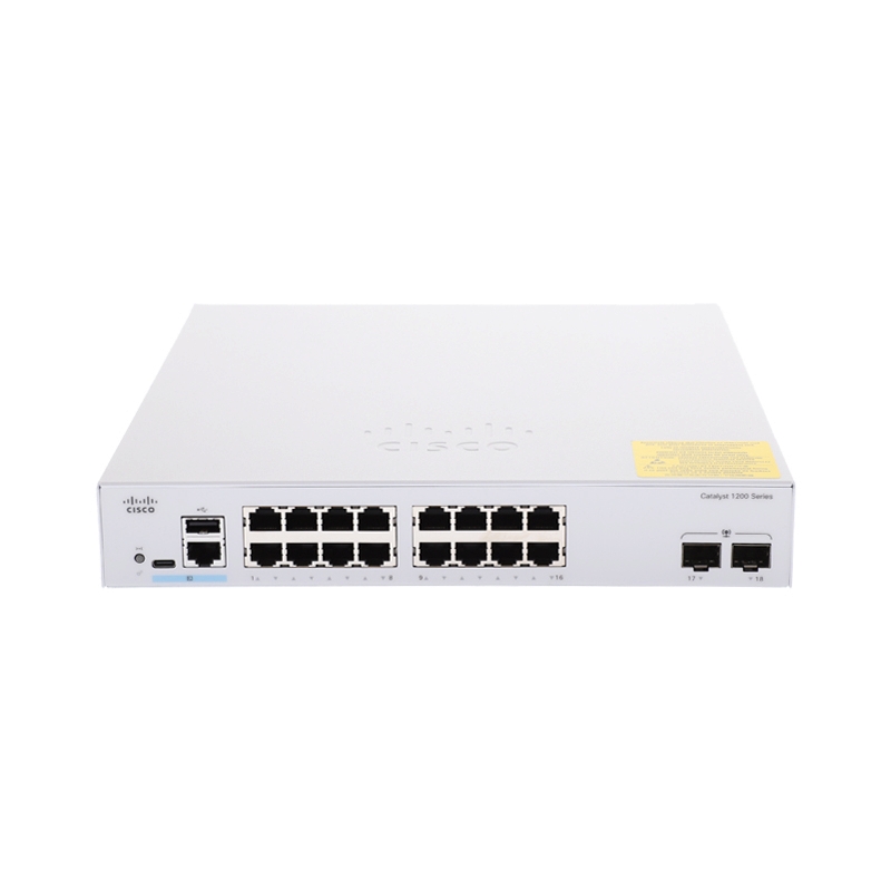 Gigabit Switching Hub 16 Port CISCO C1200-16T-2G (11",+2SFP)