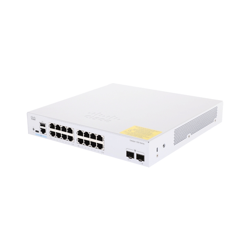 Gigabit Switching Hub 16 Port CISCO C1200-16T-2G (11",+2SFP)