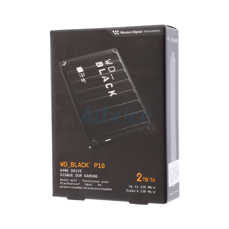 2 TB EXT HDD 2.5'' WD BLACK P10 GAME DRIVE (WDBA2W0020BBK-WES1)
