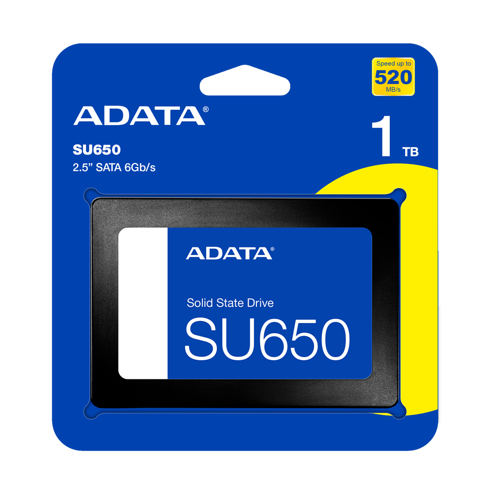 1 TB SSD SATA ADATA BLACK RETAIL (ASU650SS-1TT-R)