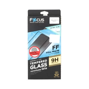 FOCUS ฟิล์มกระจกกันรอยแบบเต็มจอ (แบบด้าน) Smartphone SAMSUN S24 Ultra (ขอบดำ)