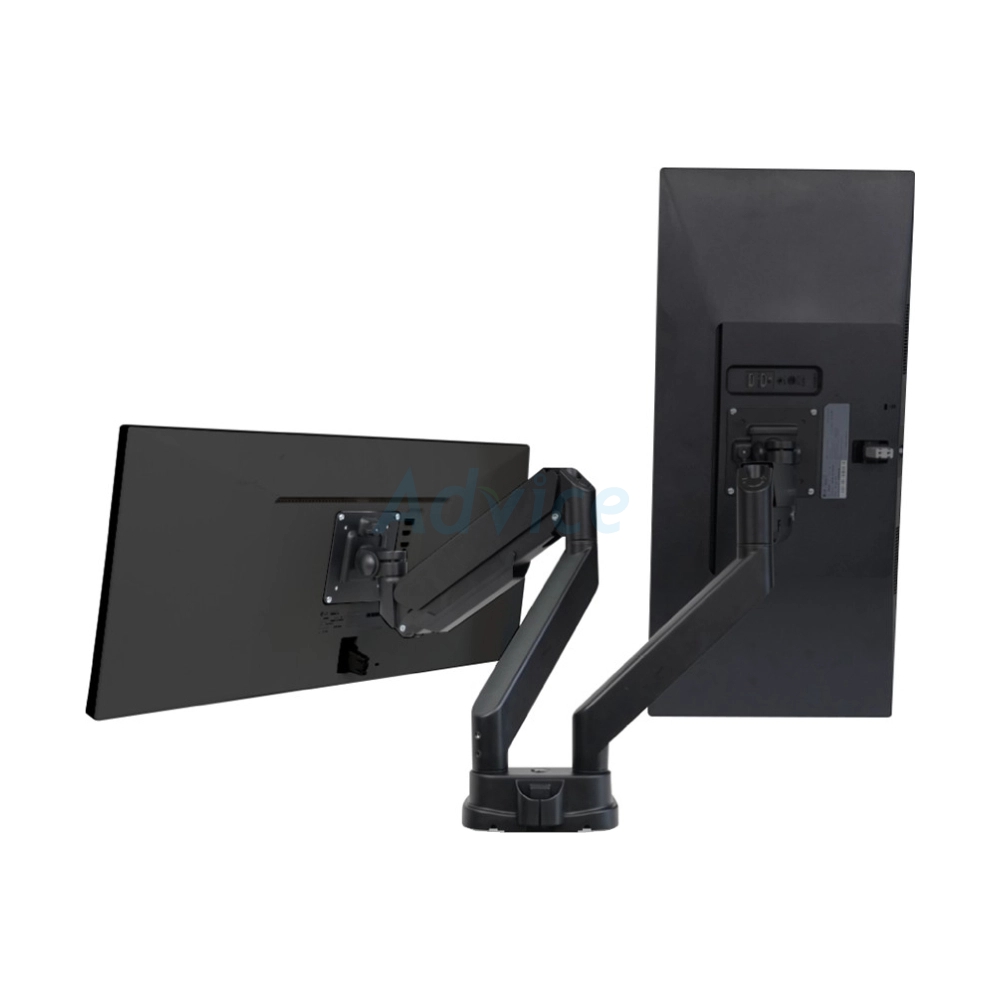 MONITOR ARM BEWELL PREMIUM ERGO DUAL (EA-17) BLACK