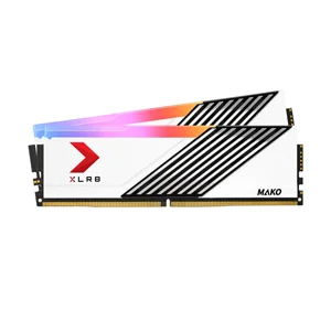 RAM DDR5(6000) 32GB (16GBX2) PNY XLR8 GAMING MAKO RGB WHITE (MD32GK2D5600040MXWRGB)