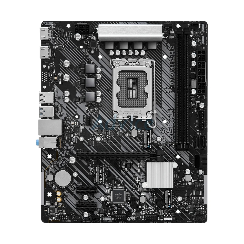 MAINBOARD (1700) ASROCK B760M-H2/M.2 DDR5