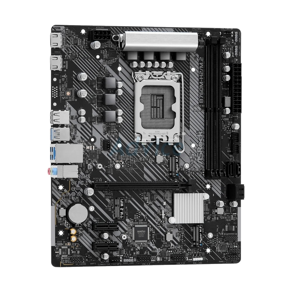 MAINBOARD (1700) ASROCK B760M-H2/M.2 DDR5