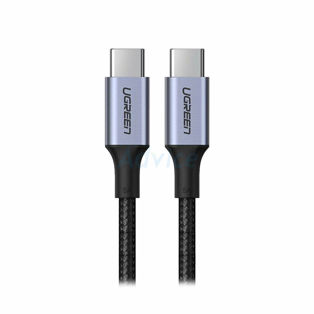 1M Cable Type-C To Type-C UGREEN (Alu,Nylon-70427) Black                        
