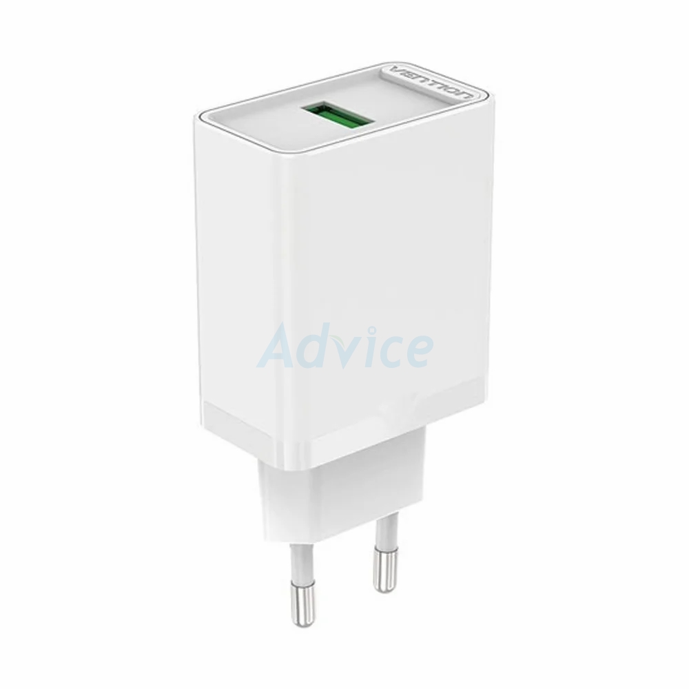 Adapter 1 USB Charger VENTION (18W,FAB18W) White