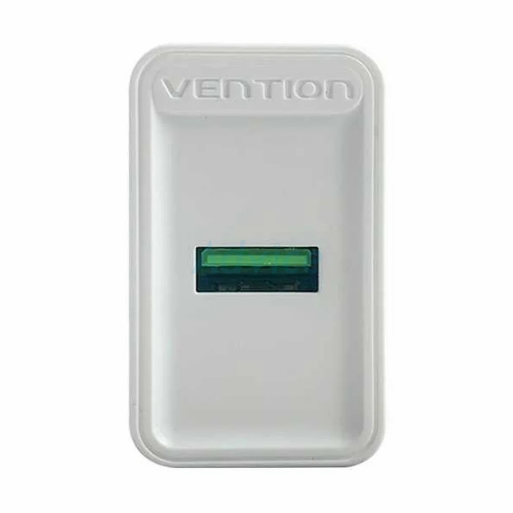 Adapter 1 USB Charger VENTION (18W,FAB18W) White