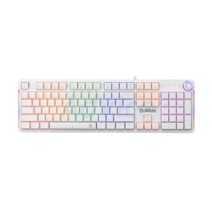 KEYBOARD NUBWO-X DURINN X800 CIY WHITE (BLUE SWITCH คีย์บอร์ด)