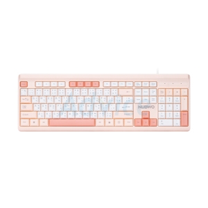 KEYBOARD NUBWO NK44 LIGHTPEACH WHITE