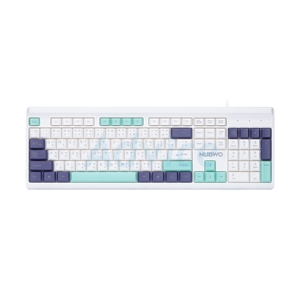 KEYBOARD NUBWO NK44 WHITE BLUE