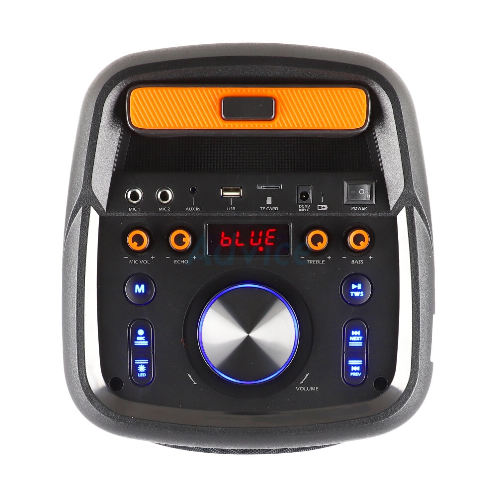 (1.0) ลำโพงปาร์ตี้ MUSIC D.J. (M-M16D) BLUETOOTH BLACK