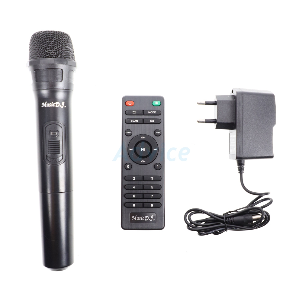 (1.0) ลำโพงปาร์ตี้ MUSIC D.J. (M-M16D) BLUETOOTH BLACK