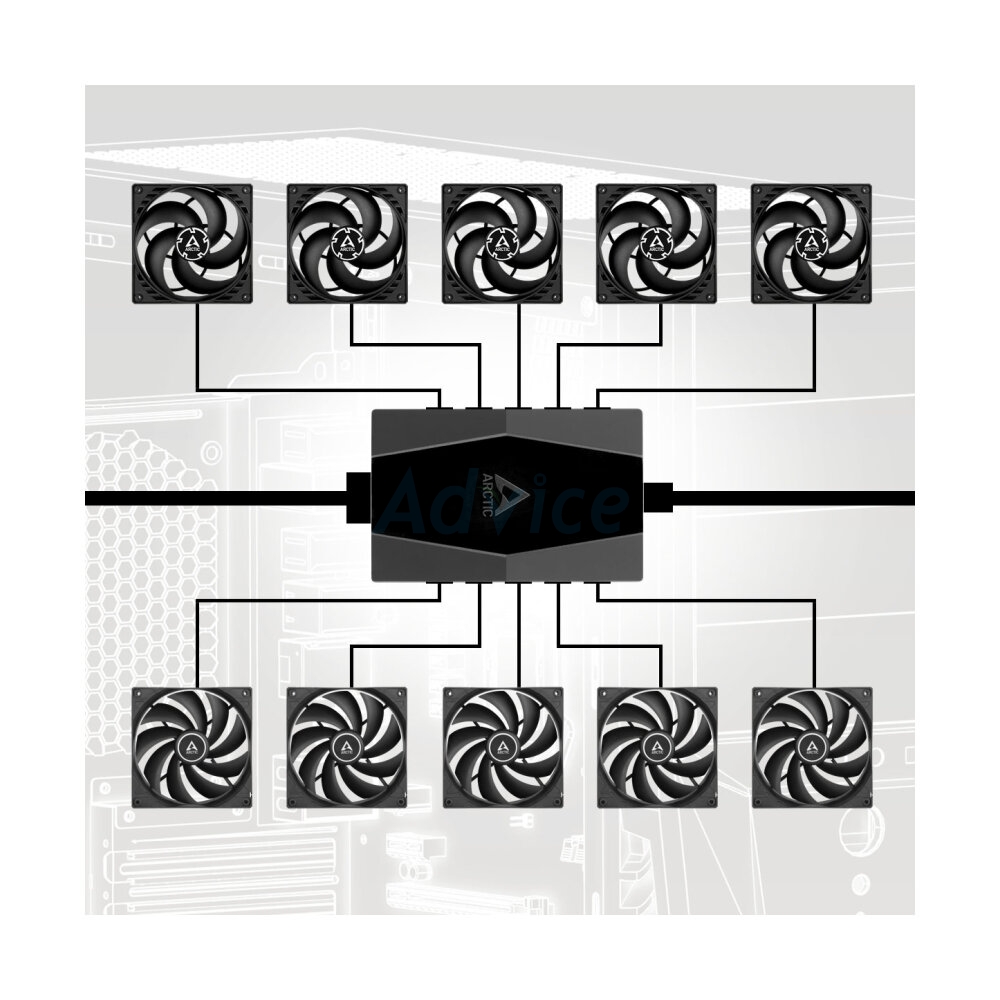 ARCTIC FAN HUB FOR 10 FANS (ACFAN00175A)