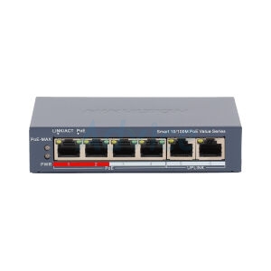 Switching Hub 4 Port HIKVISION DS-3E1106P-EI/M  (5,4 POE)