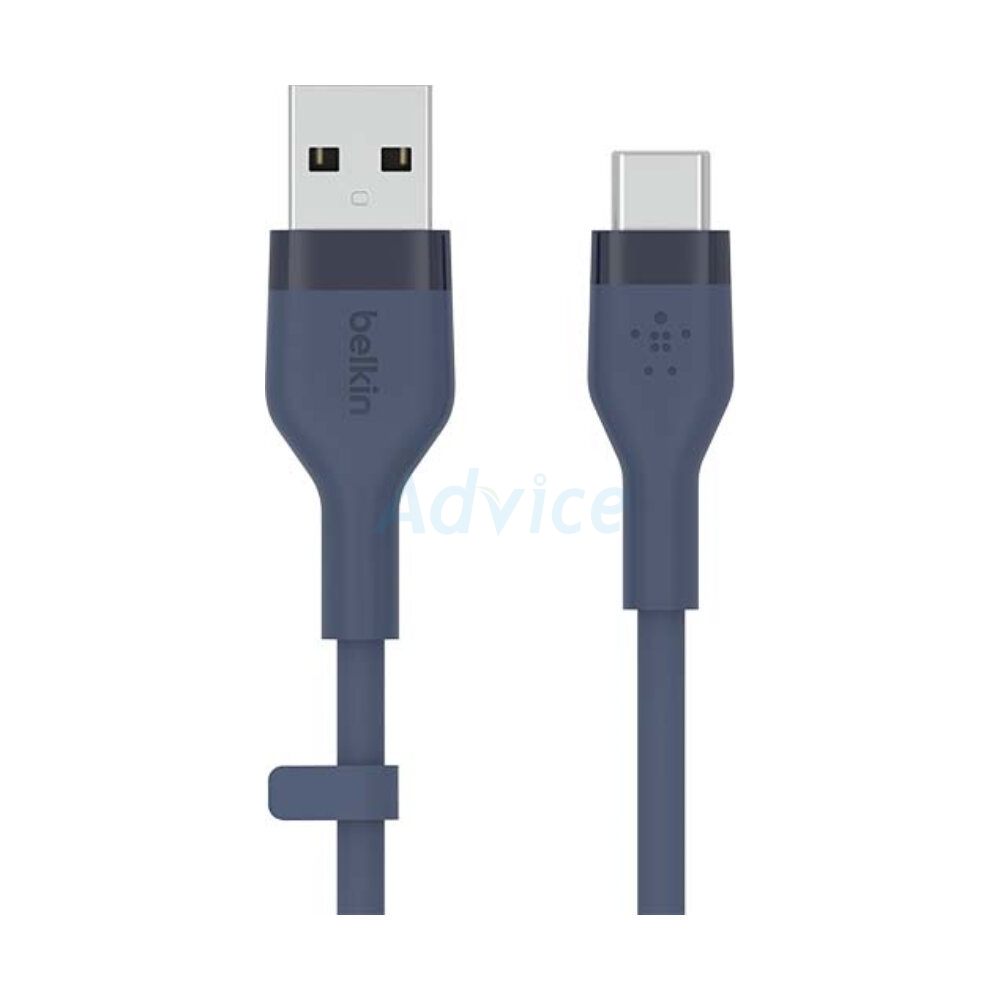 1M Cable USB TO Type-C BELKIN (15W,DuraSoft,CAB008bt1MBL) Blue