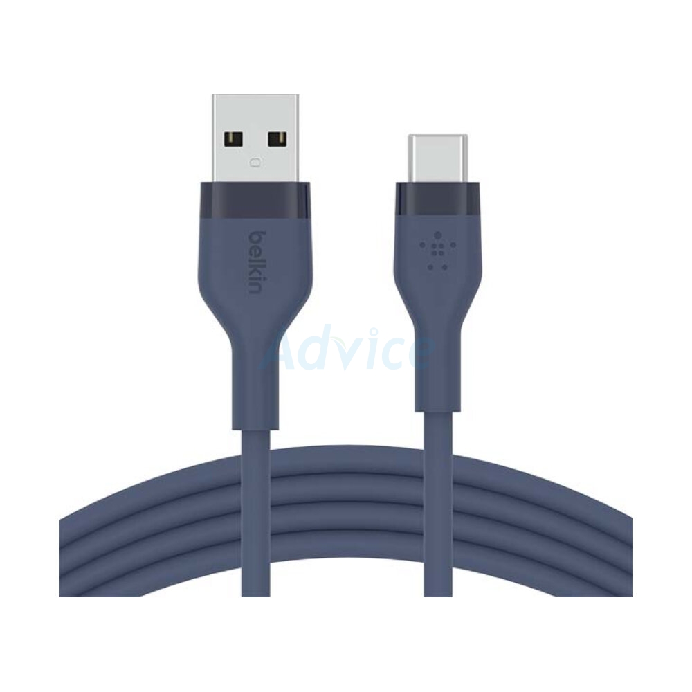 BELKIN สายชาร์จ USB To Type-C 15W 1M Blue (DuraSoft,CAB008bt1MBL)