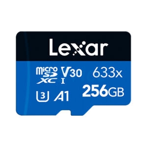 256GB Micro SD Card LEXAR 633X (100MB/s.)