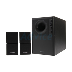 (2.1) ลำโพง MICROLAB (X2) BLUETOOTH BLACK