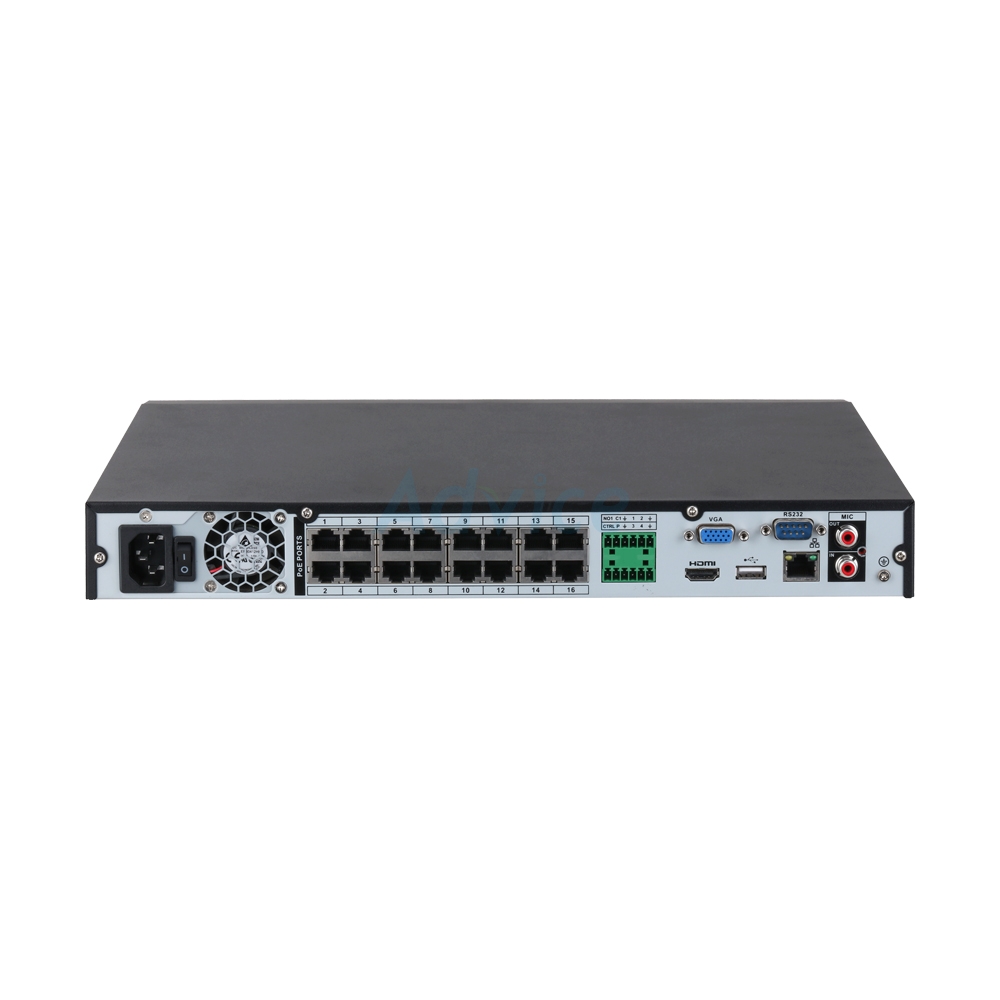 เครื่องบันทึก NVR 16CH. DAHUA NVR4216-16P-EI