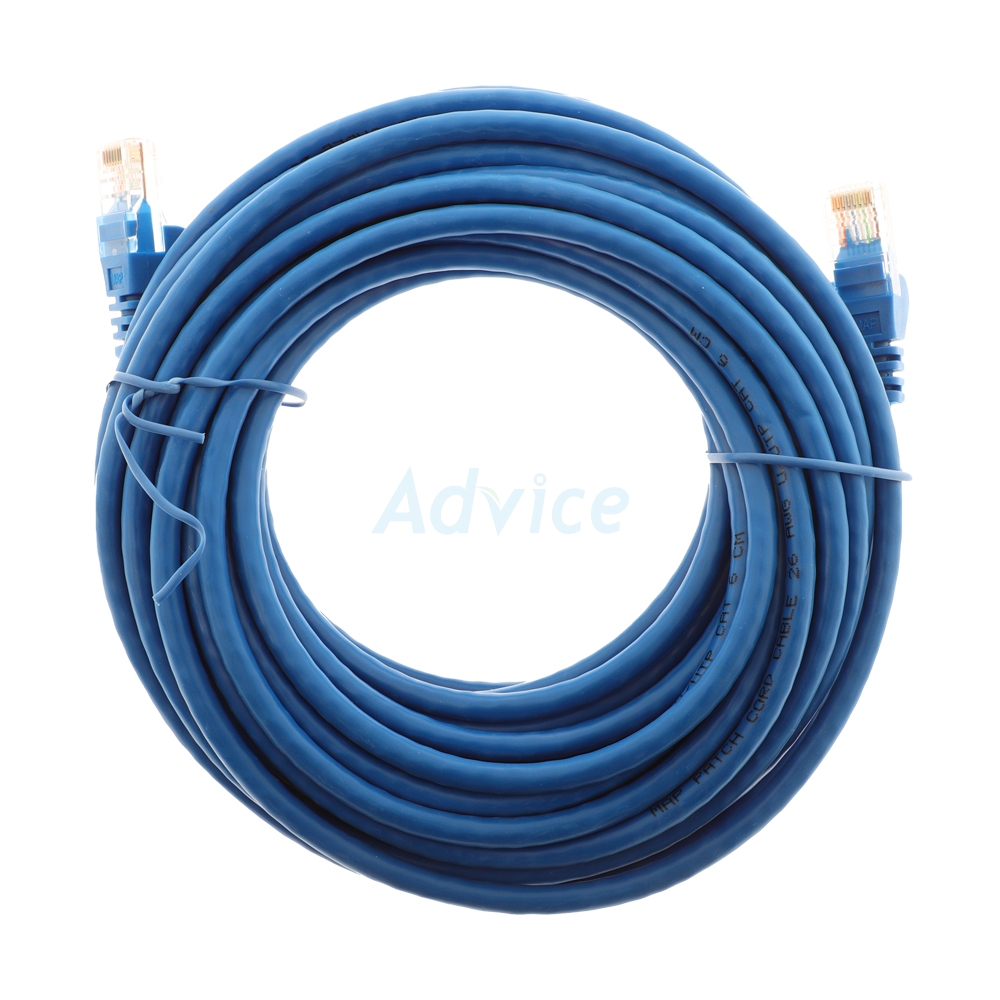 สายแลน CAT6 10m. MAP (P6-8100) Blue
