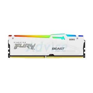 RAM DDR5(5200) 32GB KINGSTON FURY BEAST RGB WHITE (KF552C40BWA-32)