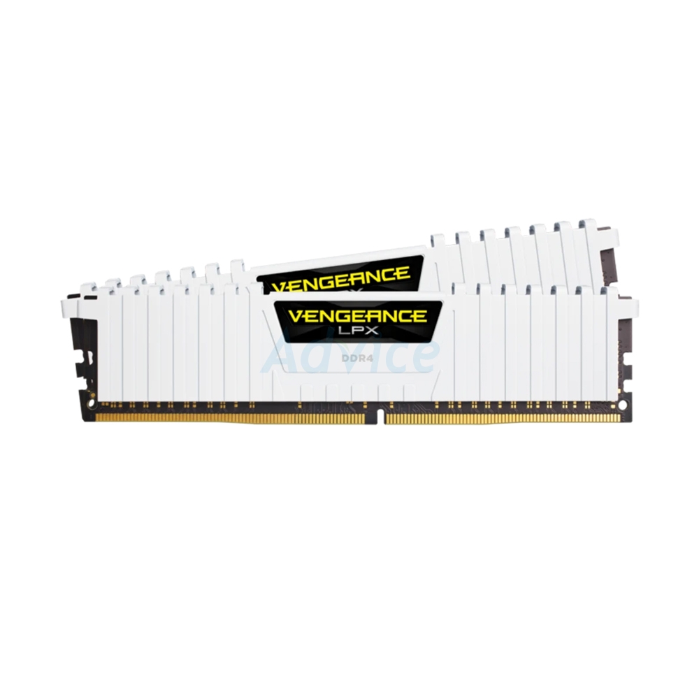 RAM DDR4(3200) 16GB (8GBX2) CORSAIR VENGEANCE LPX WHITE (CMK16GX4M2E3200C16W)
