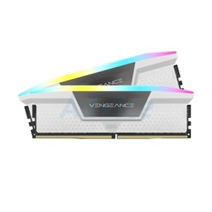 RAM DDR5(5200) 32GB (16GBX2) CORSAIR VENGEANCE RGB WHITE (CMH32GX5M2B5200C40W)
