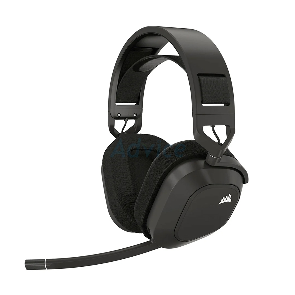 HEADSET WIRELESS CORSAIR HS80 MAX RGB STEEL GRAY (BLUETOOTH/7.1)