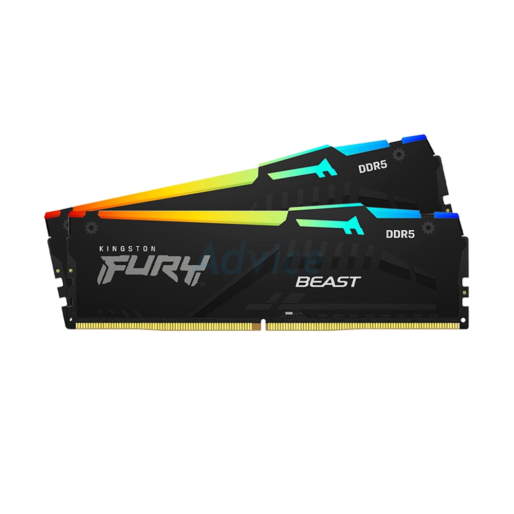 RAM DDR5(6400) 32GB (16GBX2) KINGSTON FURY BEAST RGB