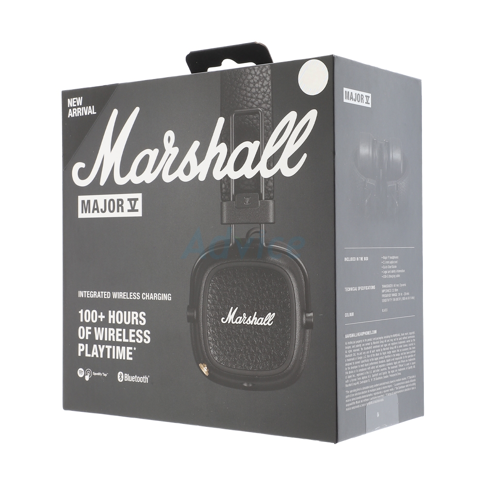 Wireless Headset MARSHALL (MAJOR V) Black