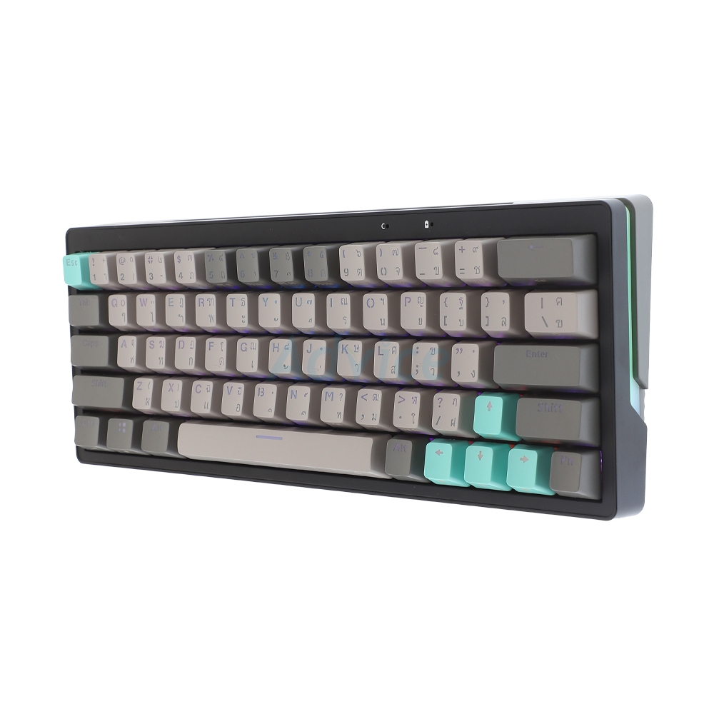 KEYBOARD WIRELESS BLUETOOTH FANTECH MK912 ATOM PRO63 BLACK (BLUE SWITCH คีย์บอร์ด)
