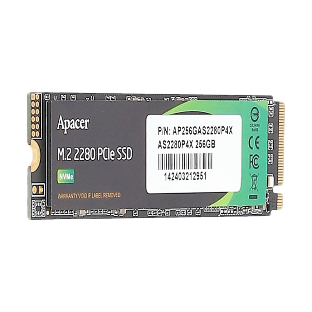 256 GB SSD M.2 PCIe 3.0 APACER AS2280P4X (AP256GAS2280P4X-1) NVMe