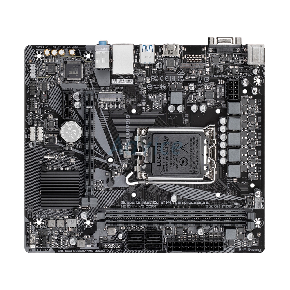 (1700) GIGABYTE H610M H V3 Rev1.0 (DDR4)