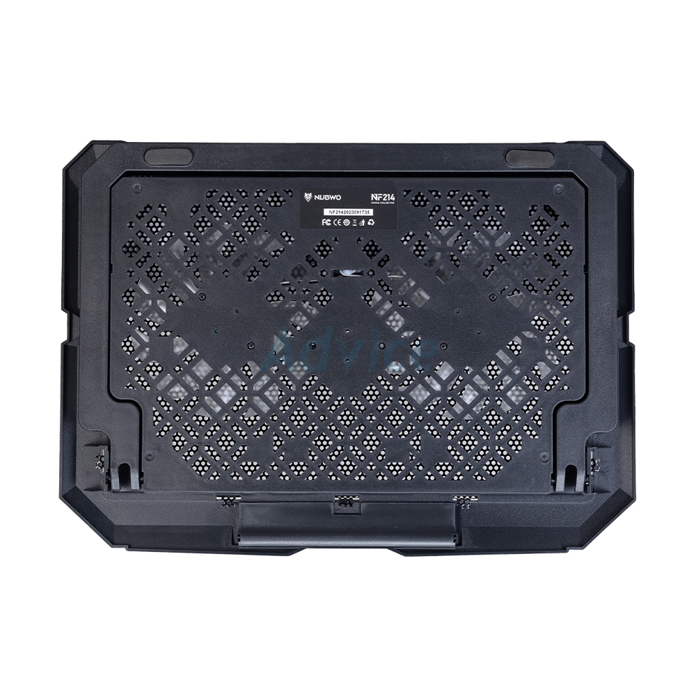 Cooler Pad (2 Fan) NUBWO NF-214 Black
